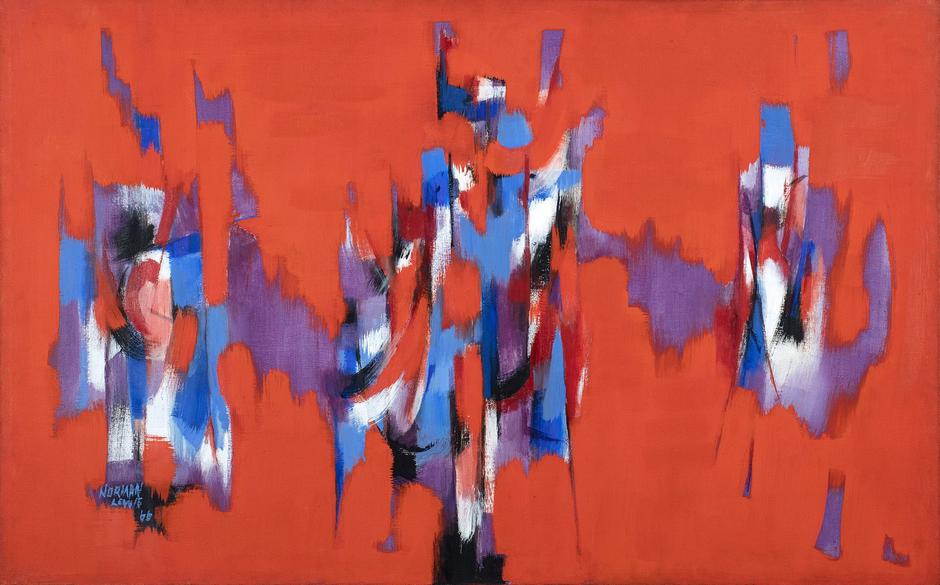 Aspiration, 1966 oil on canvas 37 1/2 x 60 1/8 inc...