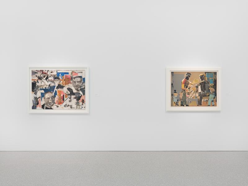 Installation Views - Romare Bearden & Nancy Grossman: Collage in Dialogue - September 5 – November 9, 2024 - Exhibitions