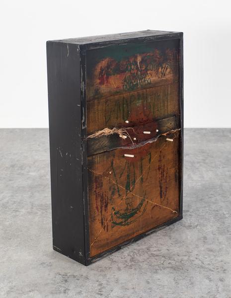 Untitled (B84054), 1984 box assemblage of wood, fa...