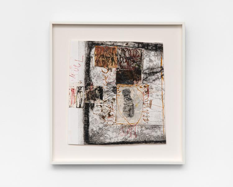 Untitled (C83225), 1983 mixed media collage with p...