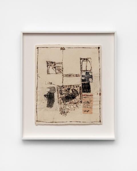 Untitled (C82315), 1982 mixed media collage with p...