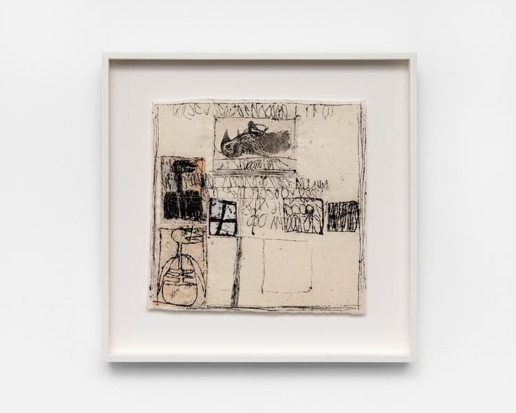 Untitled (C82330), 1982 mixed media collage with p...