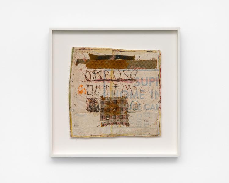 Untitled (C83182), 1983 mixed media collage with f...