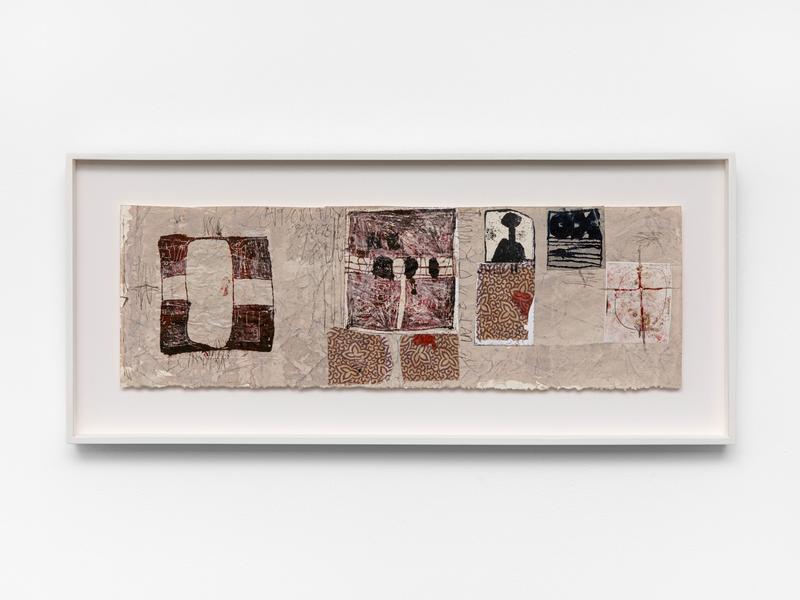 Untitled (C80083), 1980 mixed media collage with f...