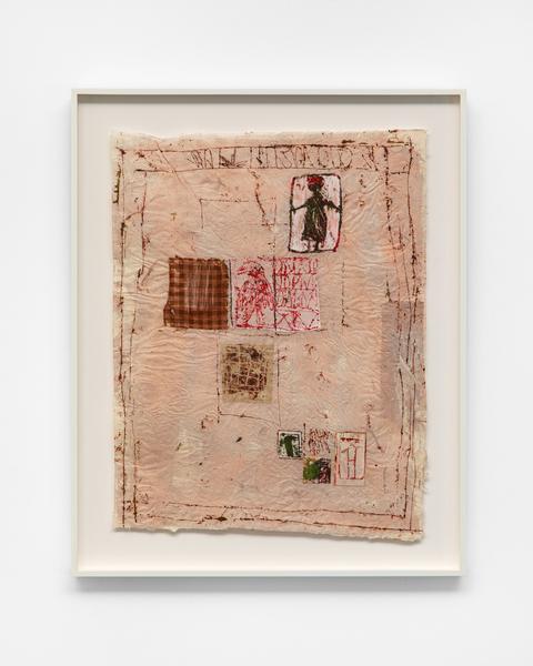 Untitled (C82358), 1982 mixed media collage with f...