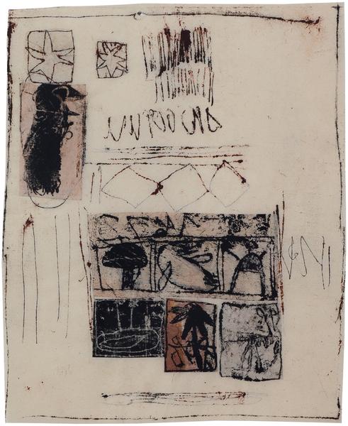 Untitled (C82317), 1982 mixed media collage with p...