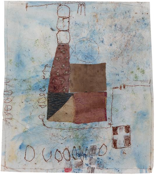 Untitled (C86106), 1986 mixed media collage with f...