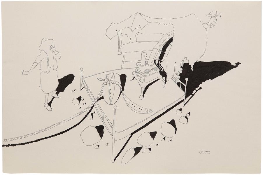 Benny Andrews (1930–2006) Circle Study #32,...