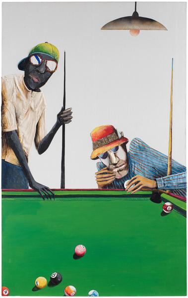 Benny Andrews (1930–2006) Eight Ball, 1992 o...