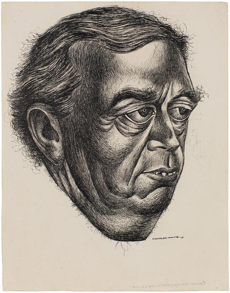 Rep. Rankin (Alias: Swine), 1945 ink and tempera o...