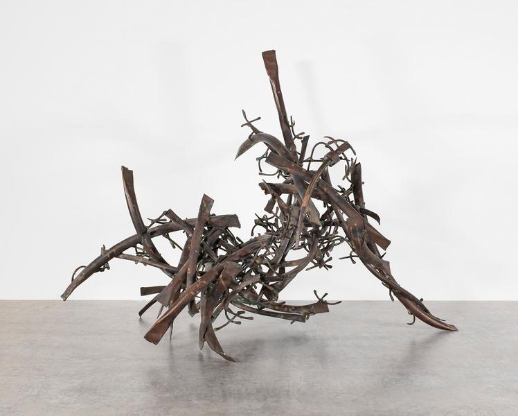 Structure and Flow, c.1960 copper 26 3/4 x 36 x 24...