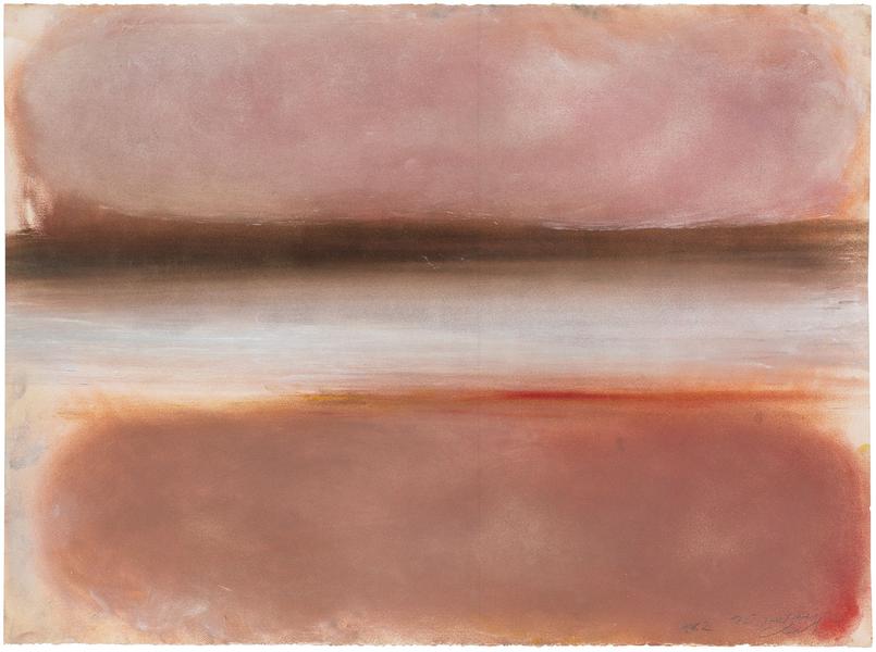 Ed Clark (1926-2019) Untitled, 1982 dry pigment on...