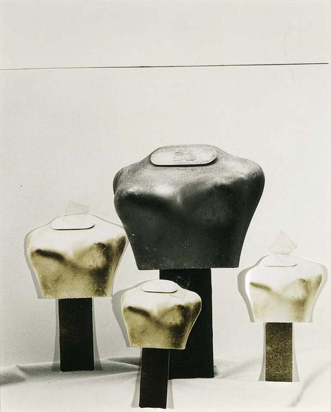 Jay DeFeo (1929-1989) Untitled (four torso forms),...