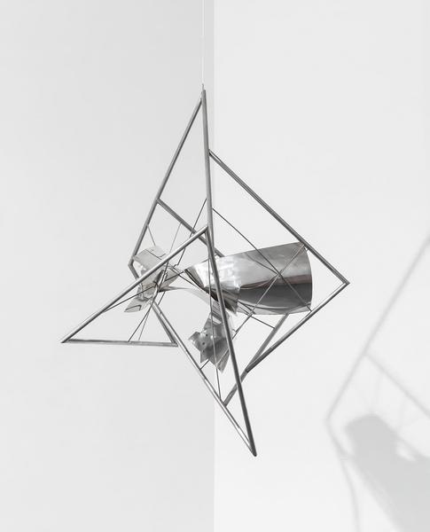 Flying Plane, c.1976 stainless steel 21 1/4 x 25 x...
