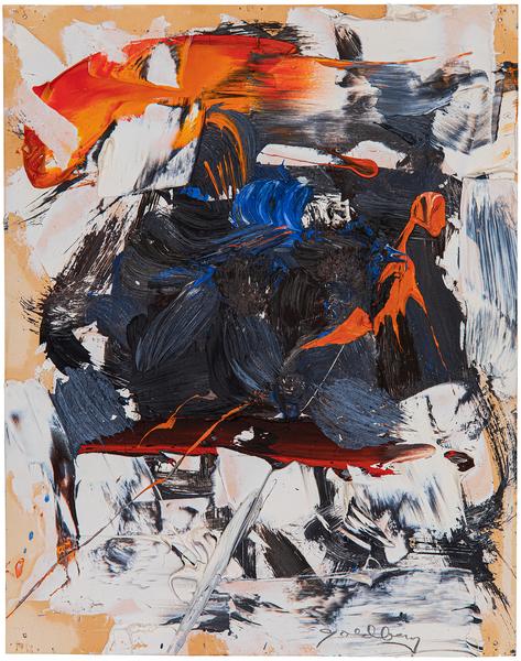 Michael Goldberg (1924-2007) Untitled, c.1958 oil...