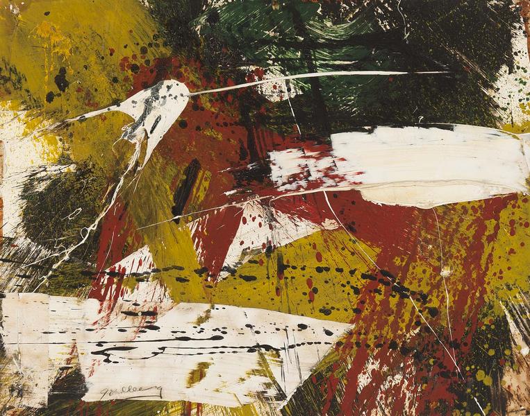 Michael Goldberg (1924-2007) Untitled, c.1959 oil...