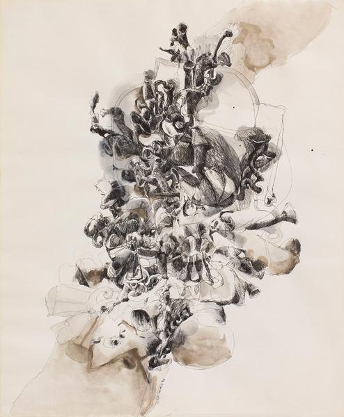 Nancy Grossman (b.1940) Untitled, 1966 black ink a...