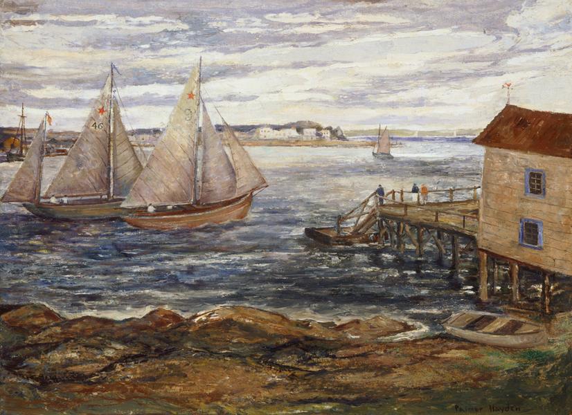 Palmer Hayden (1890-1973) Star Boats, c.1930 oil o...