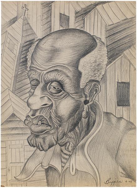 John Biggers (1924–2001) Untitled, 1945 grap...