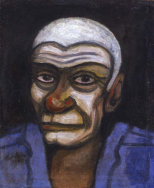 Roger, 1940 oil on canvas mounted on Masonite 12 1...
