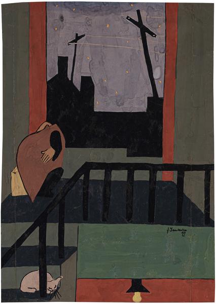 Jacob Lawrence (1917–2000) Christmas in Harl...