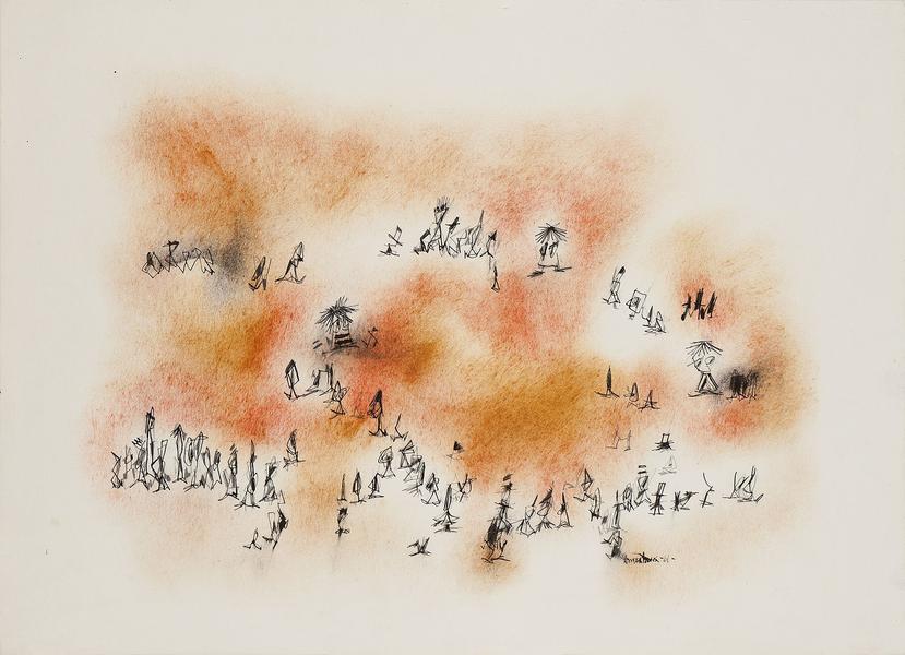 Norman Lewis (1909-1979) Untitled, 1961 oil, ink a...