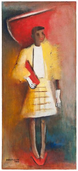 Norman Lewis (1909-1979) Untitled (Standing Woman...