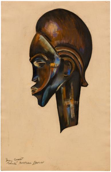 Norman Lewis (1909-1979) Ivory Coast Baule, 1935 p...