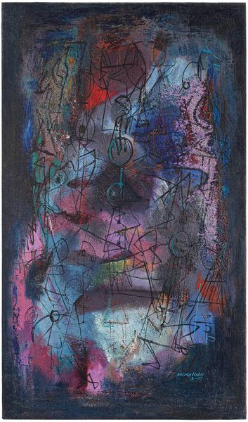 Norman Lewis (1909-1979) Untitled, 1947 oil and sa...