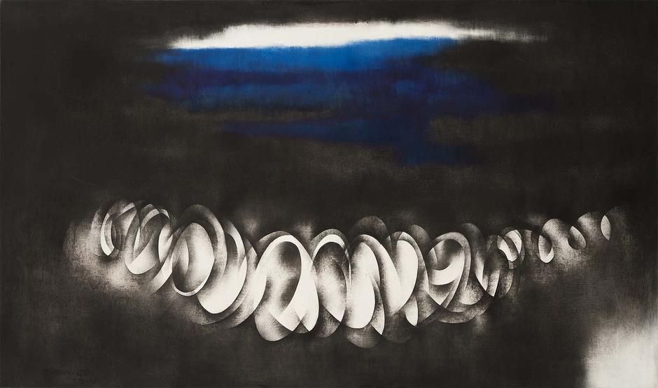Norman Lewis (1909-1979) Ebb Tide, 1975 oil on can...