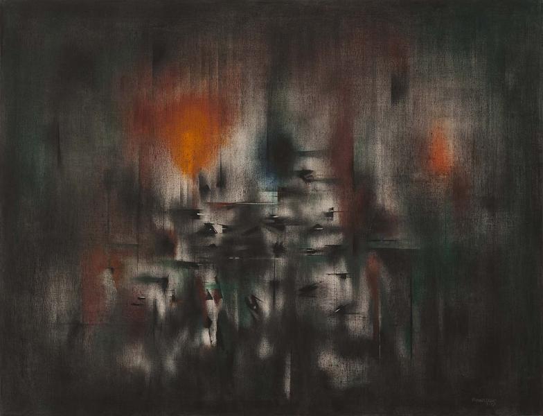 Norman Lewis (1909-1979) Industrial Night, 1952 oi...