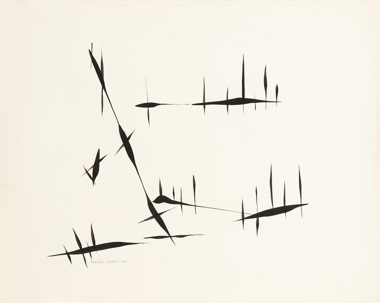 Norman Lewis (1909-1979) Untitled, 1954 ink on pap...