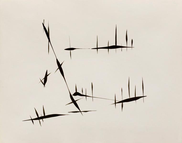 Untitled, 1954 ink on paper 19" x 24" si...