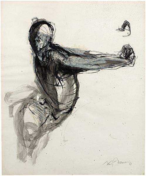 Nancy Grossman (b.1940) Untitled (Sketch for Rushi...