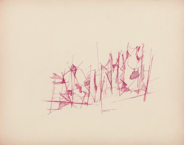 Norman Lewis (1909-1979) Untitled, c.1949 ink on p...