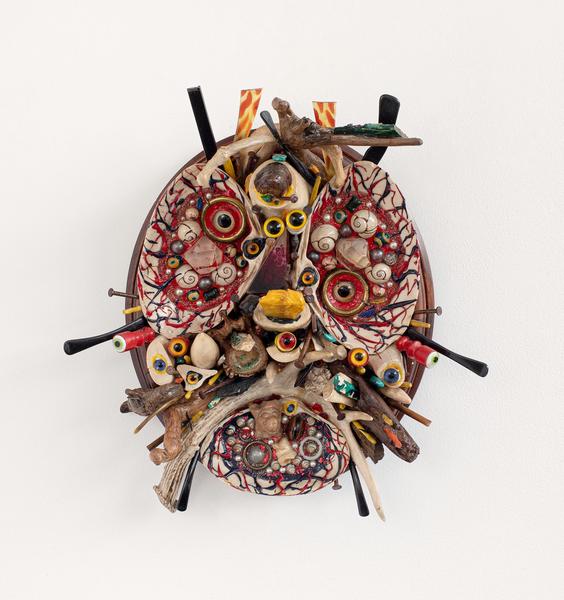 Exposed Head, 1966 congregation of mixed media on...