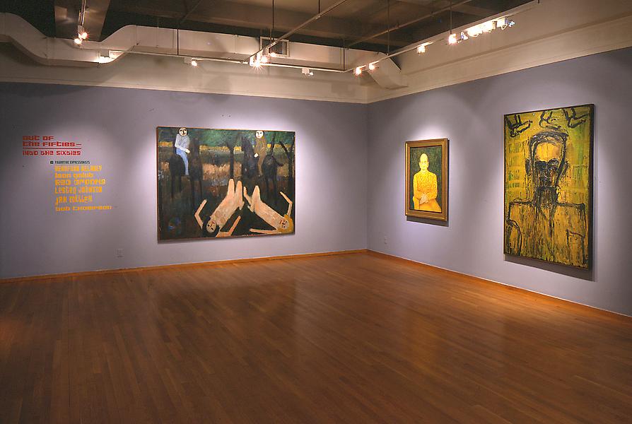 Installation Views - Out of the Fifties - Into the Sixties: Six Figurative Expressionists - March 15 – May 5, 2001 - Exhibitions