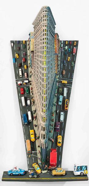 Red Grooms (b.1937) Flatiron Building, 1995 mixed...