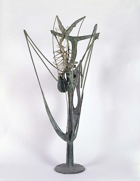 Insect Plant, 1957 steel brazed with copper 46 1/2...