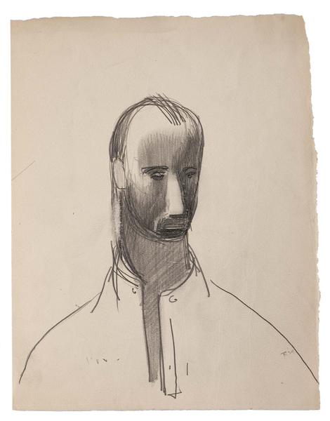 Theodore Roszak (1907-1981) Self-Portrait, 1929 gr...
