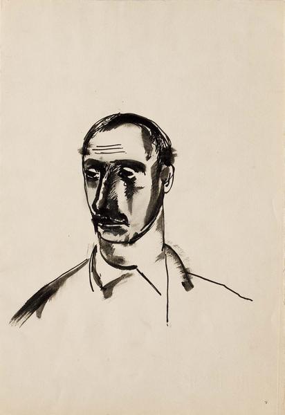Theodore Roszak (1907-1981) Self-Portrait, 1931 in...