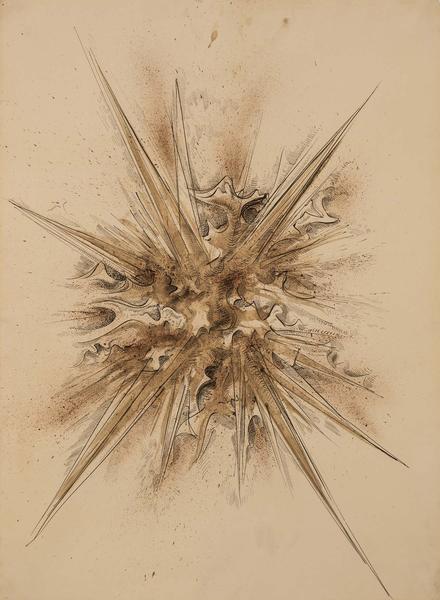 Theodore Roszak (1907-1981) Star, 1955 ink and was...