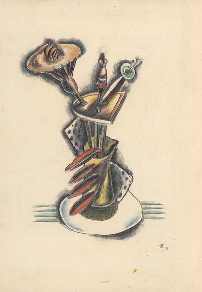 Theodore Roszak (1907-1981) Untitled, 1932 graphit...