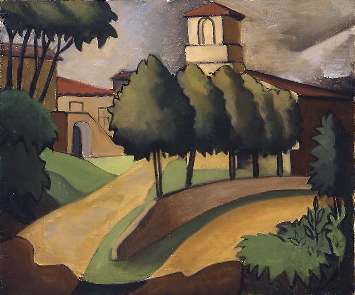Untitled, c.1929 oil on canvas 21 1/4" x 25 1...