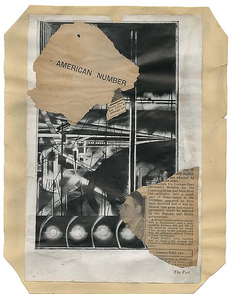 Macchina Naturale #18, c.1938 collage of various p...
