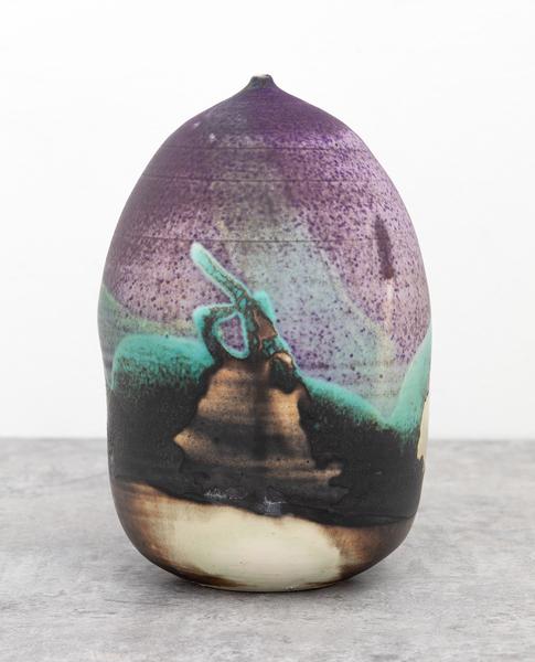 Untitled (Ocean's Edge), c.1994 glazed porcela...