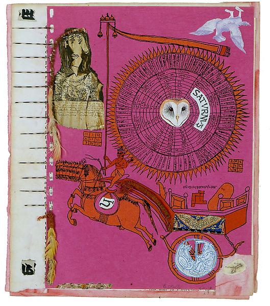 Untitled, 1973 collage including various papers, f...