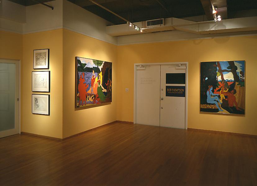 Installation Views - Bob Thompson: Heroes, Martyrs, and Spectres - September 11 – November 8, 1997 - Exhibitions