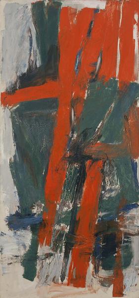 Wednesday, 1959 oil on canvas 90" x 42"...