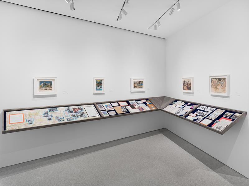 Installation Views - Romare Bearden & Nancy Grossman: Collage in Dialogue - September 5 – November 9, 2024 - Exhibitions